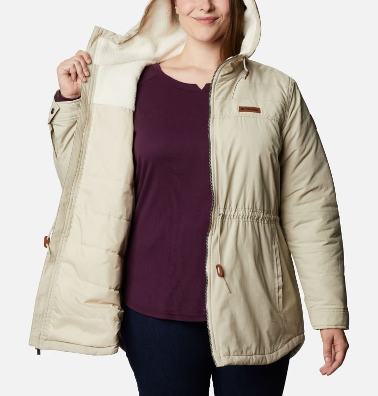 Women's Columbia Chatfield Hill Jackets Khaki | Plus Size CA-HLA06